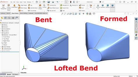 solidworks sheet metal bend formula